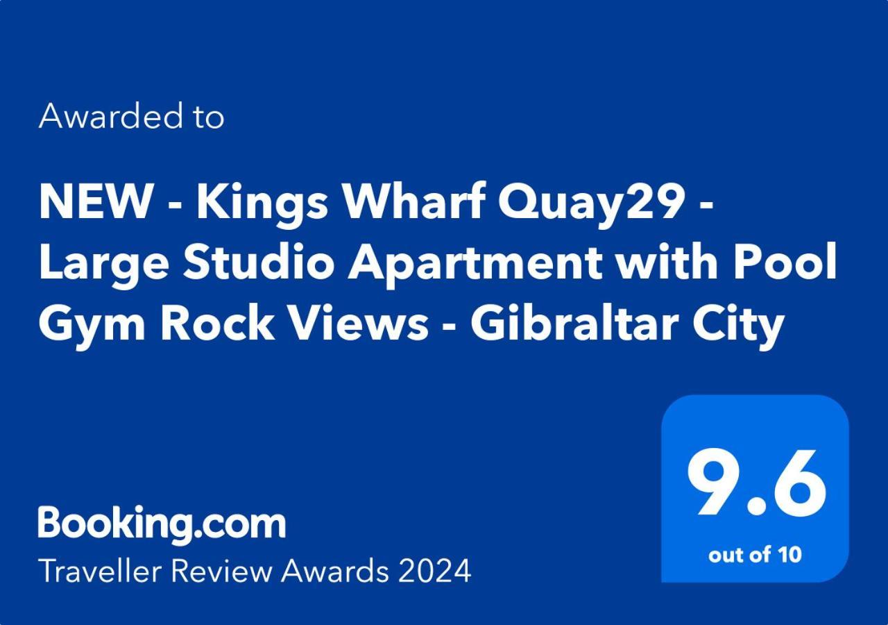 Kings Wharf Quay29 - Large Studio Apartment With 3 Pools - Gym - Rock Views - Holiday And Short Let Apartments In Γιβραλτάρ Εξωτερικό φωτογραφία